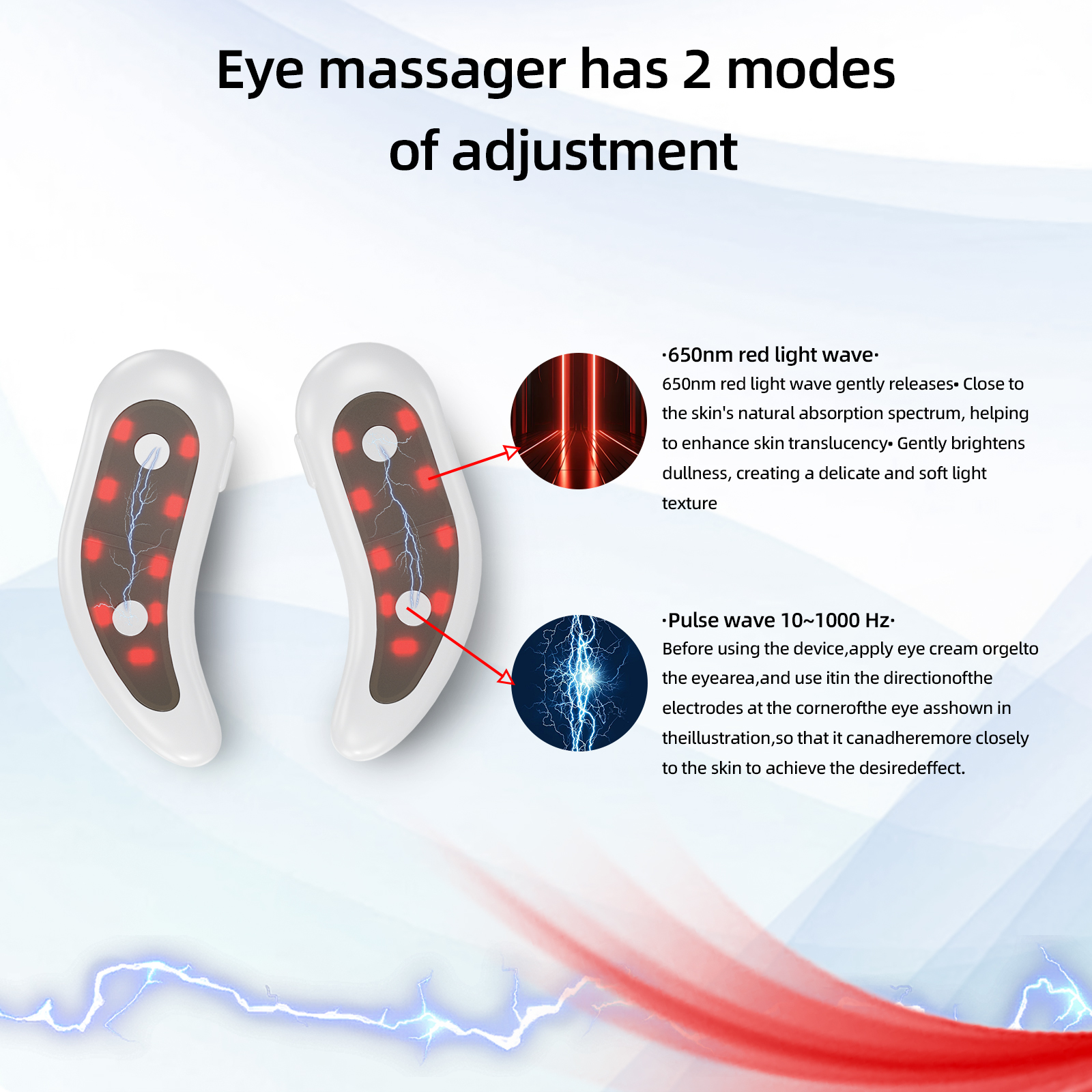 2508 Red Light EMS Eye Massager detail image 1