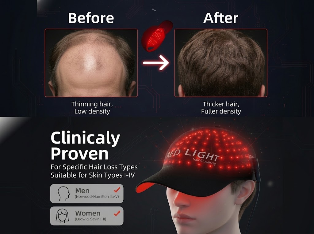 CLINICALLY PROVEN HAIR REGROWTH