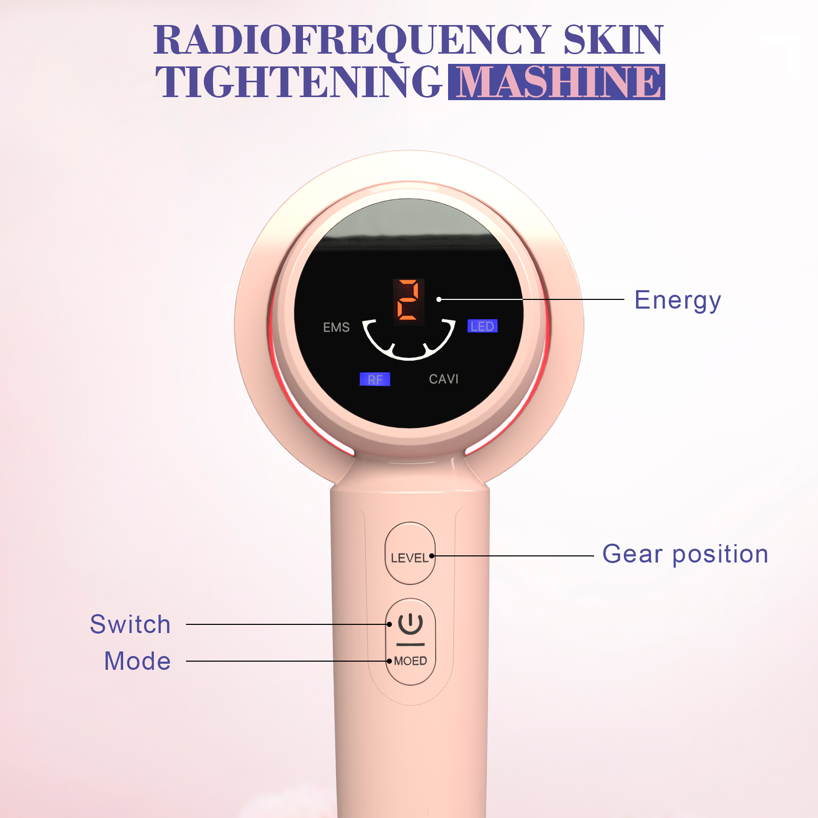 2305 Ultrasonic RF EMS Beauty Device detail image 3
