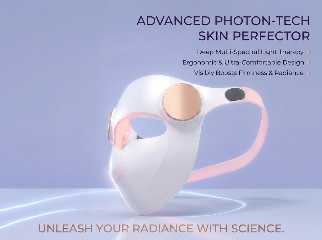 3d Silicone Led Light Therapy Mask