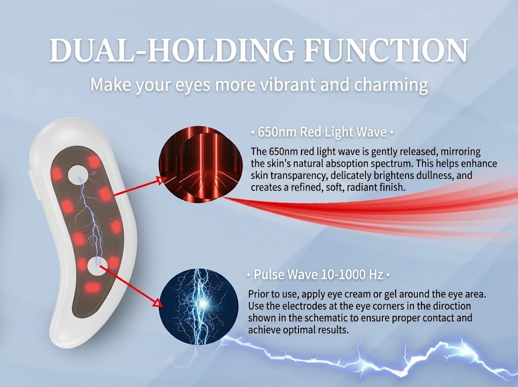 Dual Technology: 650nm Red Light & Ems Pulse