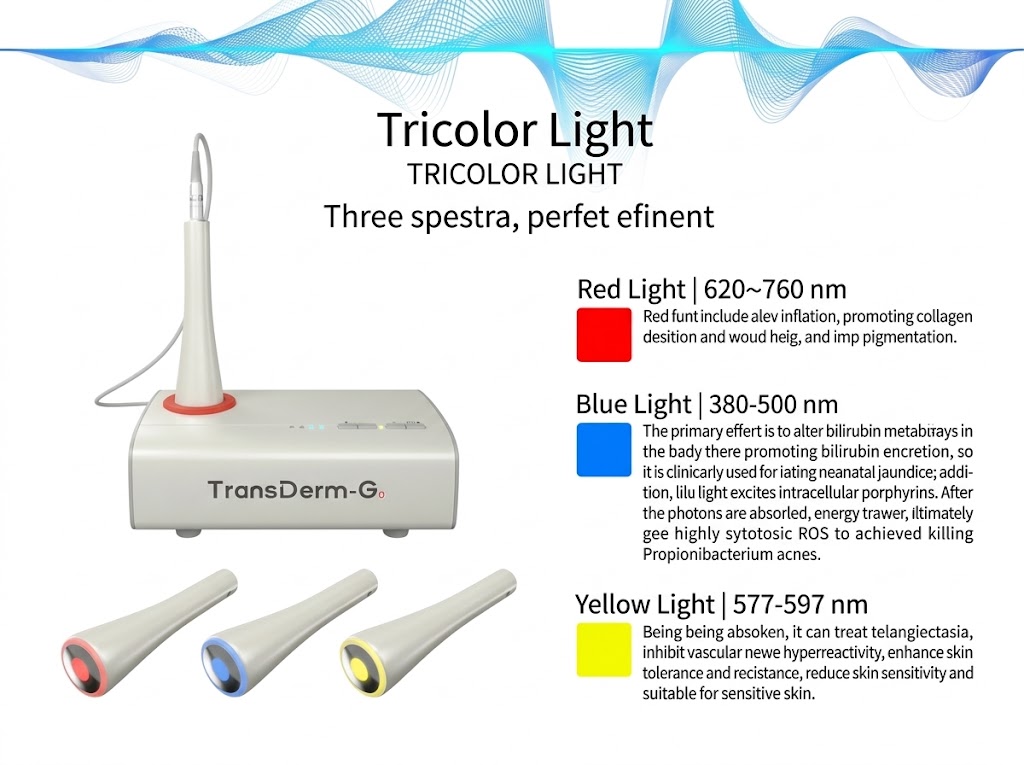 TransDerm-G treatment handles accessories and UV storage compartment