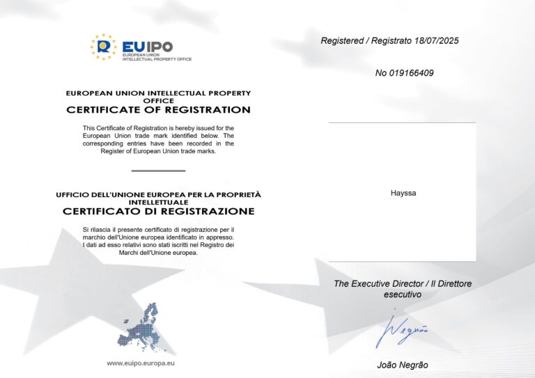 Hayssa — European Union Trademark
