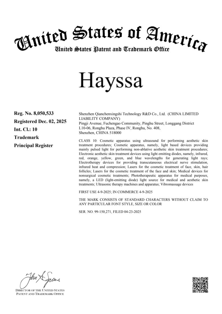 Hayssa — United States Trademark