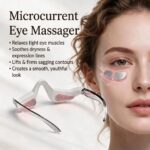 Woman wearing the All-Day red light EMS eye beauty device