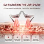 All-Day eye device red light placement around the eye area