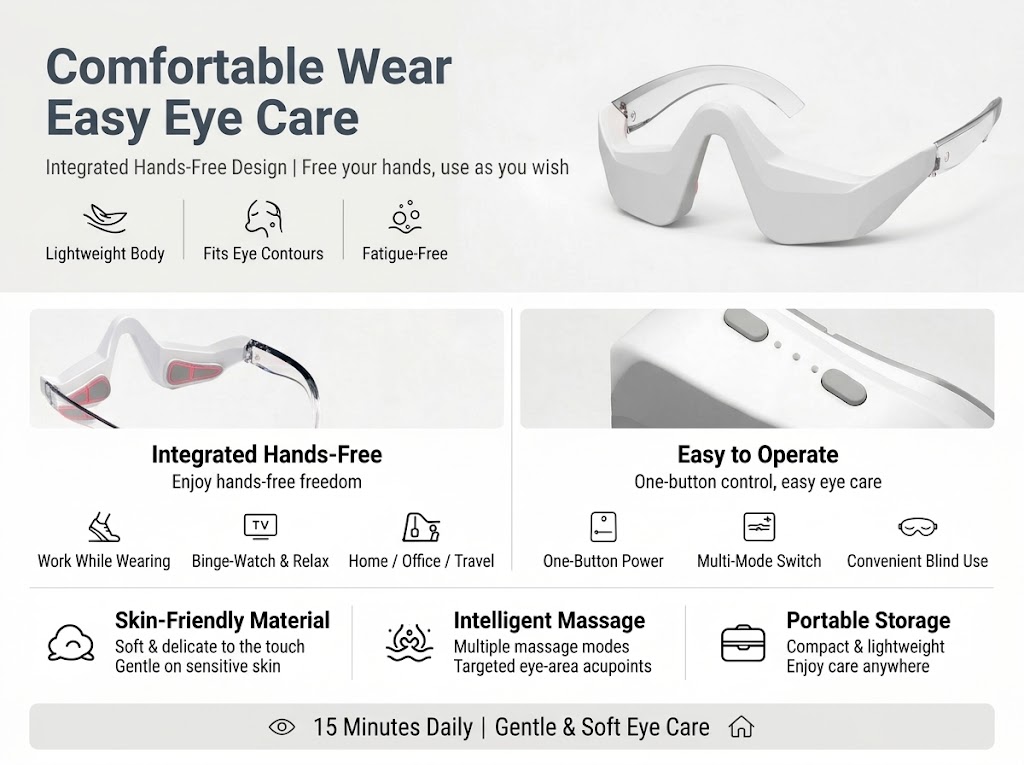 All-Day red light EMS eye device OEM packaging and branding options
